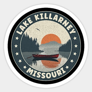 Lake Killarney Missouri Sunset Sticker